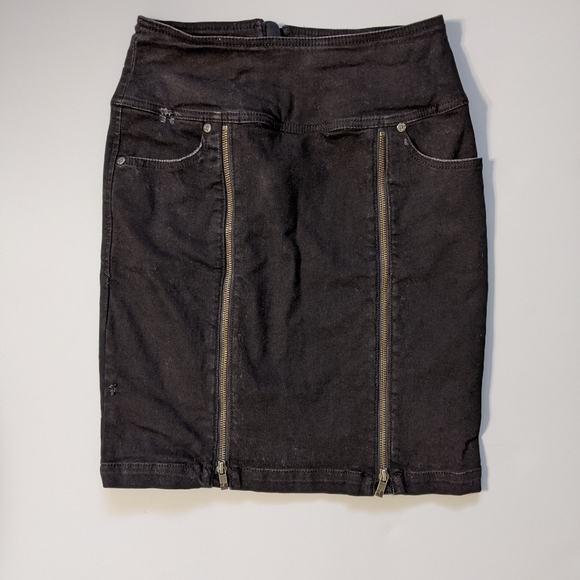 BOSS ORANGE by Hugo boss Black Denim Pencil Skirt - Picture 1 of 10